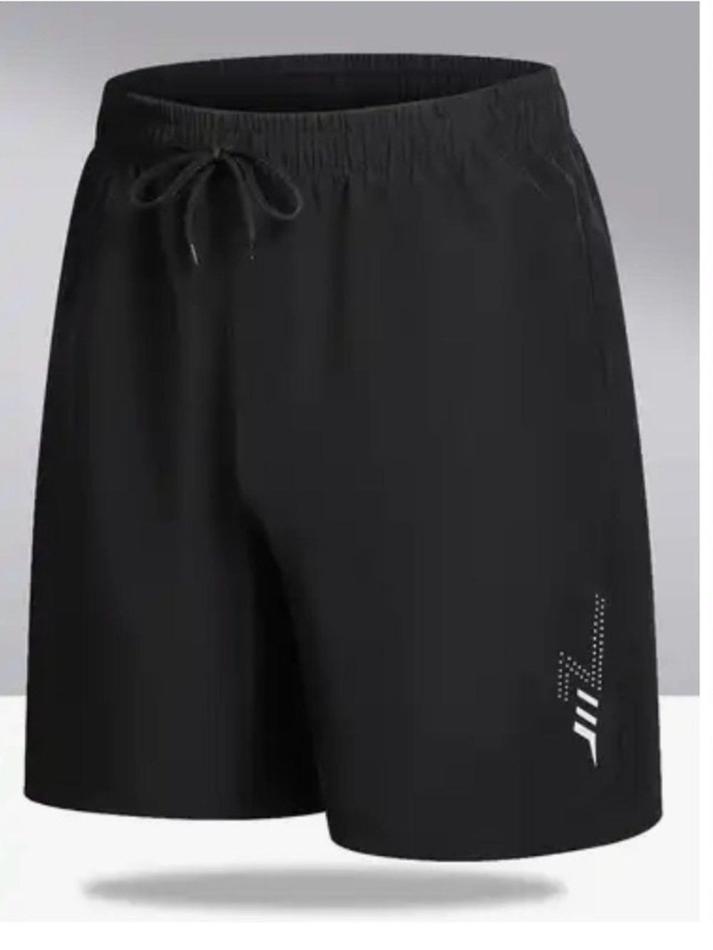 Black Athletic Drawstring Shorts